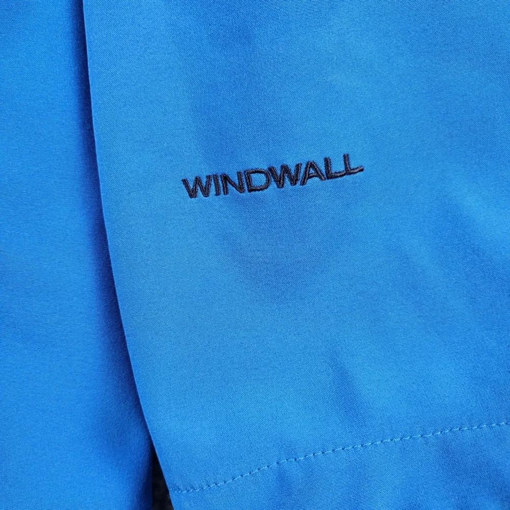 The North Face WindWall Softshell‎ Jacket Mens Small Blue Full Zip Outdoor Coat
